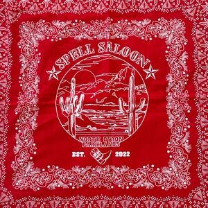 NWT Spell Festival Red Bandana